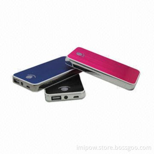 Li-ion Battery Power Banks, 5,000mAh Capacity